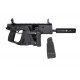 KRYTAC KRISS Vector AEG SMG Rifle with Suppressor (KTAEG-VSMGF-BK)